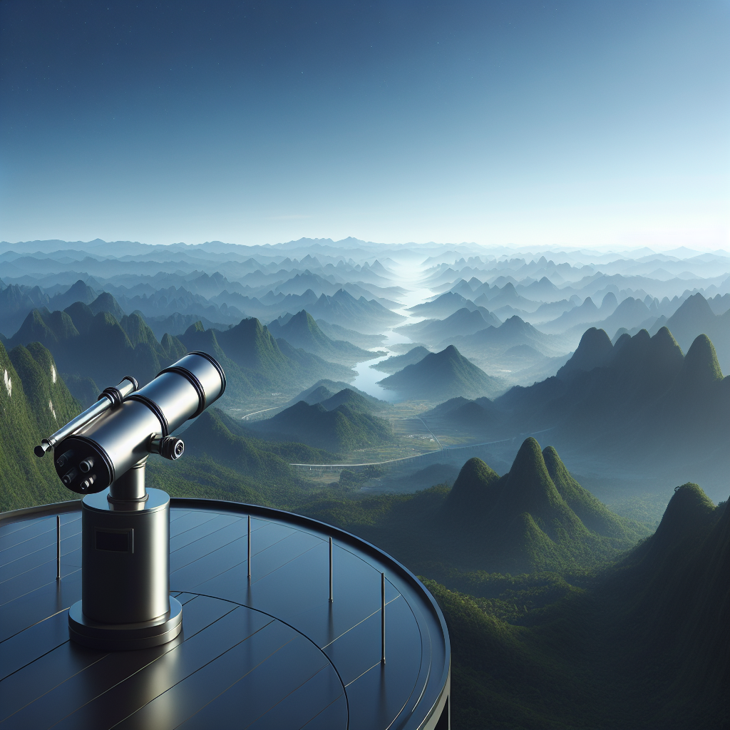 Viewpoint with telescope