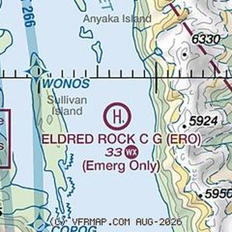 Eldred Rock Coast Guard Heliport